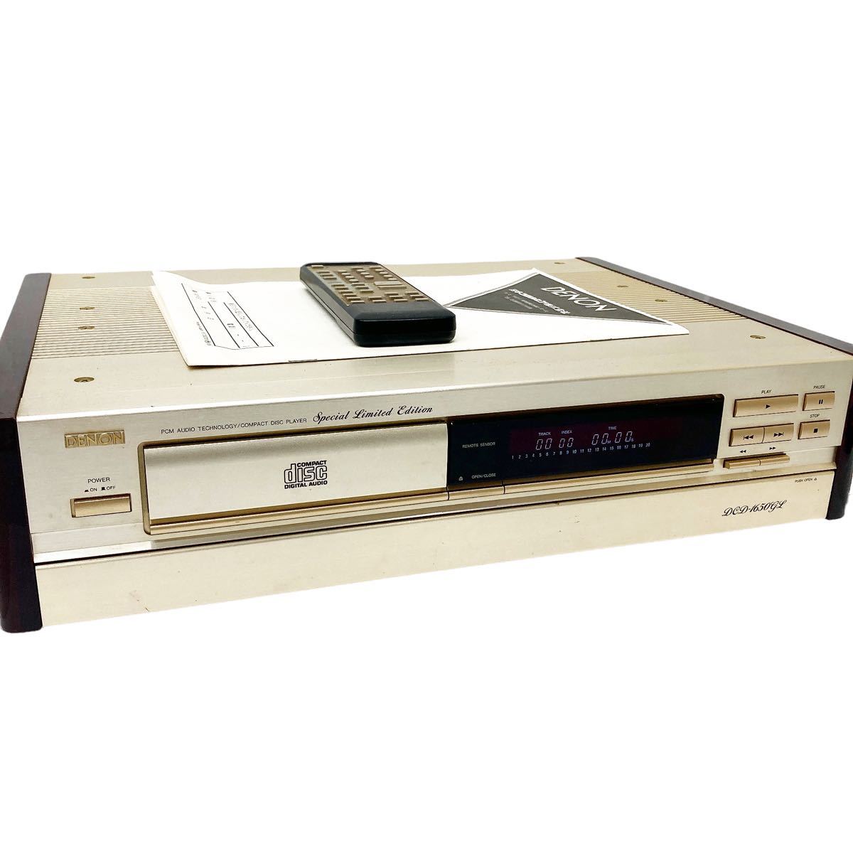 DENON デノン DCD-1650GL CDプレーヤー リモコン 説明書 音響機器
