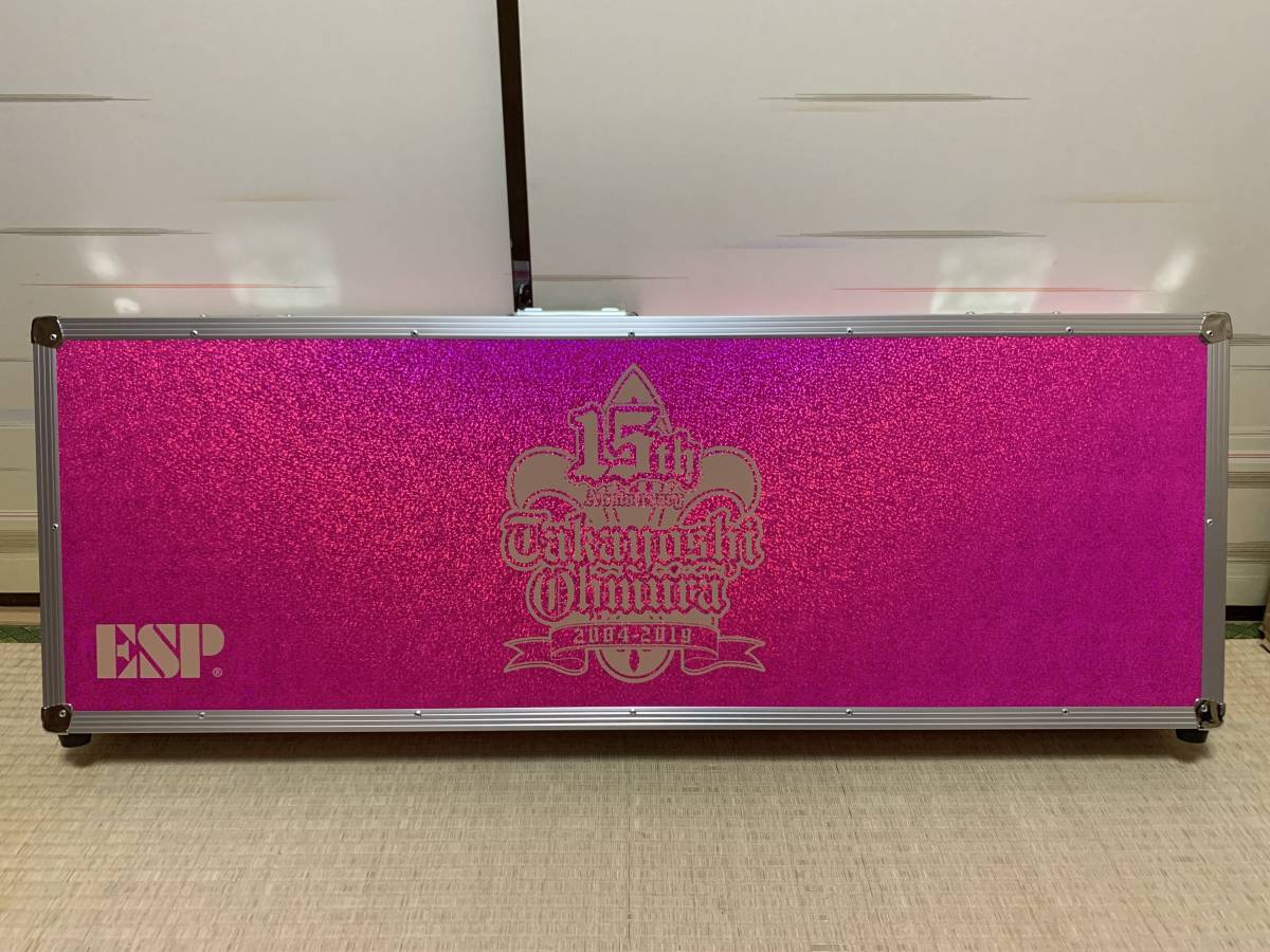  не использовался товар ESP SNAPPER-7 Ohmura Custom Pink Monster 15th Anniversary Limited Edition большой ... debut 15 anniversary commemoration время ограничено производство на заказ 