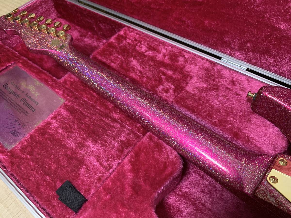  не использовался товар ESP SNAPPER-7 Ohmura Custom Pink Monster 15th Anniversary Limited Edition большой ... debut 15 anniversary commemoration время ограничено производство на заказ 