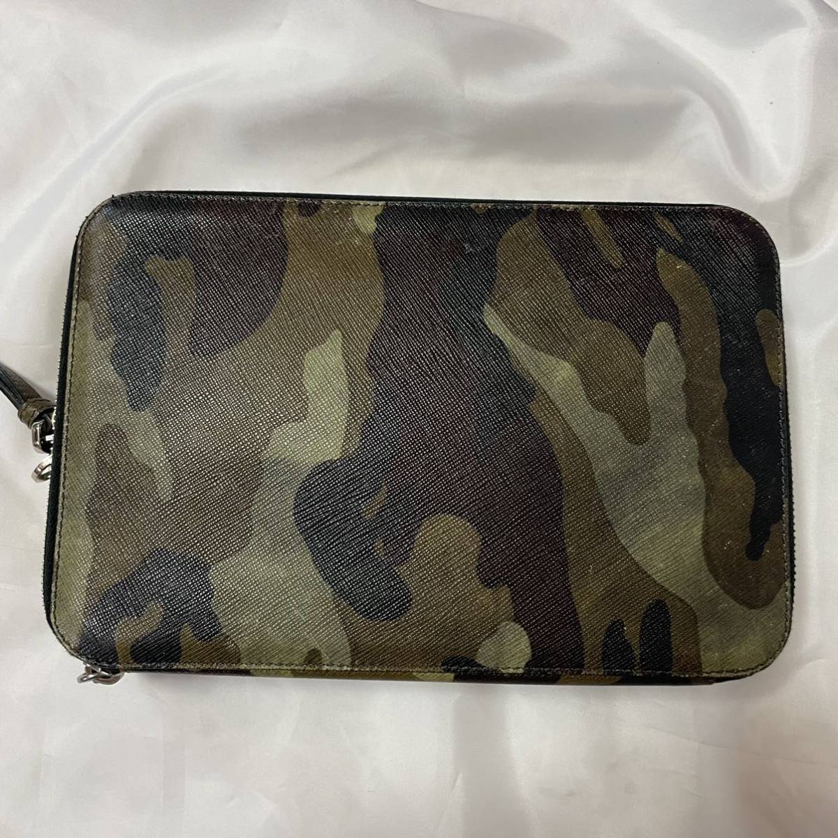 コンディシ PRADA - プラダ PRADA カモフラセカンドバッグ セカンド