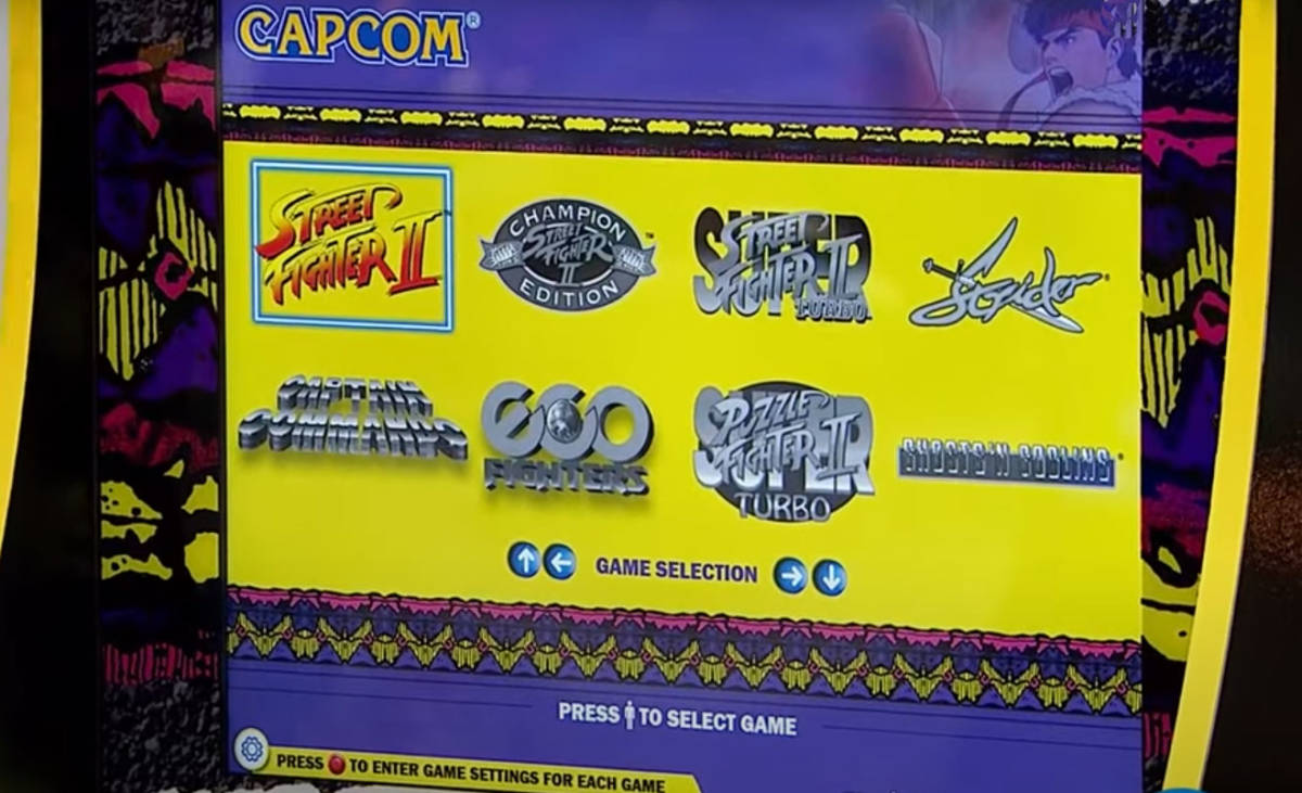Arcade 1UP Street Fighter II 8 in 1 Partycade ゲーム筐体 Arcade 1UP Street Fighter II 8 in 1 Partycade ゲーム筐体