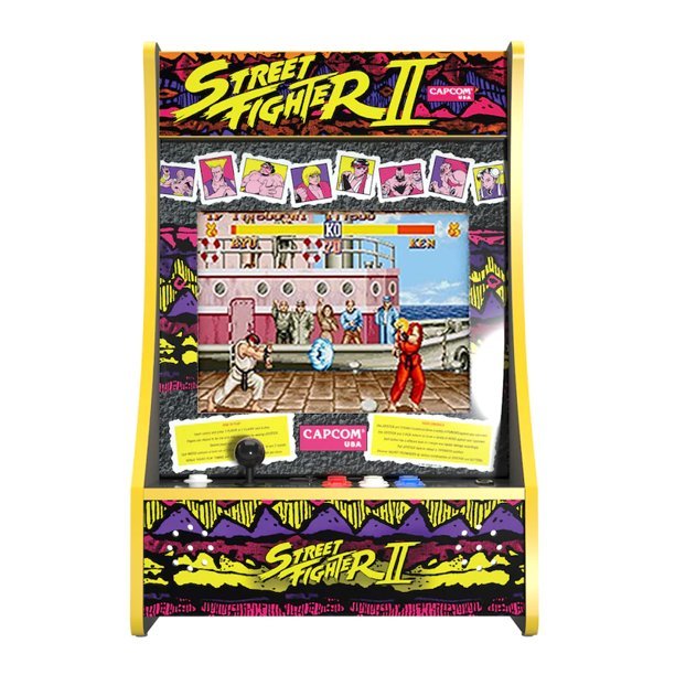 Arcade 1UP Street Fighter II 8 in 1 Partycade ゲーム筐体 Arcade 1UP Street Fighter II 8 in 1 Partycade ゲーム筐体