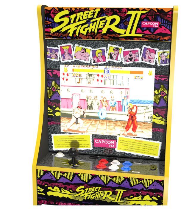 Arcade 1UP Street Fighter II 8 in 1 Partycade ゲーム筐体 Arcade 1UP Street Fighter II 8 in 1 Partycade ゲーム筐体