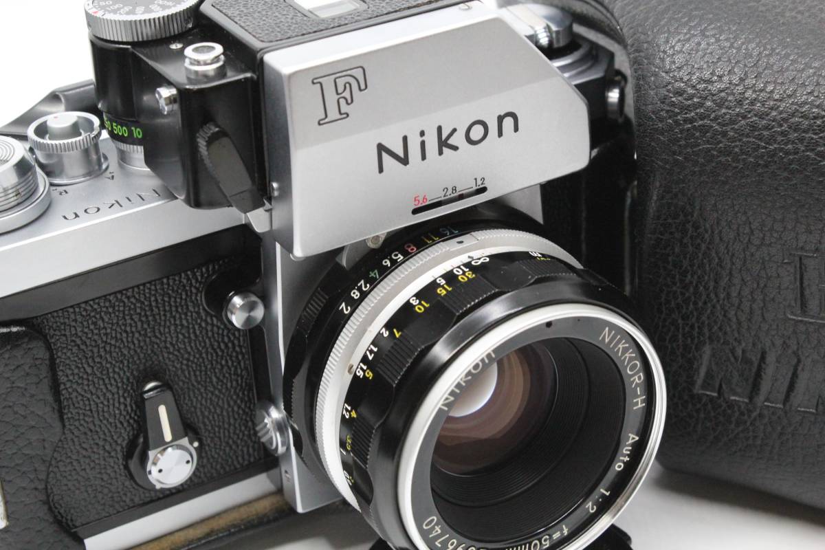 【送料無料１円～／極上美品】 ニコン Nikon NEW F フォトミック FTn ボディ 736万番 NIKKOR-H Auto 50mm F2 F ケース MT3016_画像1