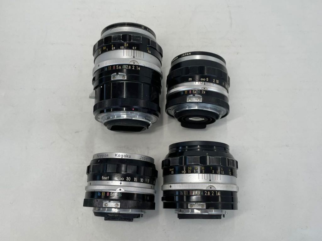 ジャンク/返品不可 7点 まとめ Nikon NIKKOR-Q 200mm F4 NIKKOR-H 300mm F4.5 2.8cm F3.5 NIKKOR-S 50mm F1.4 35mm F2.8 等 #i41083 j9_画像8
