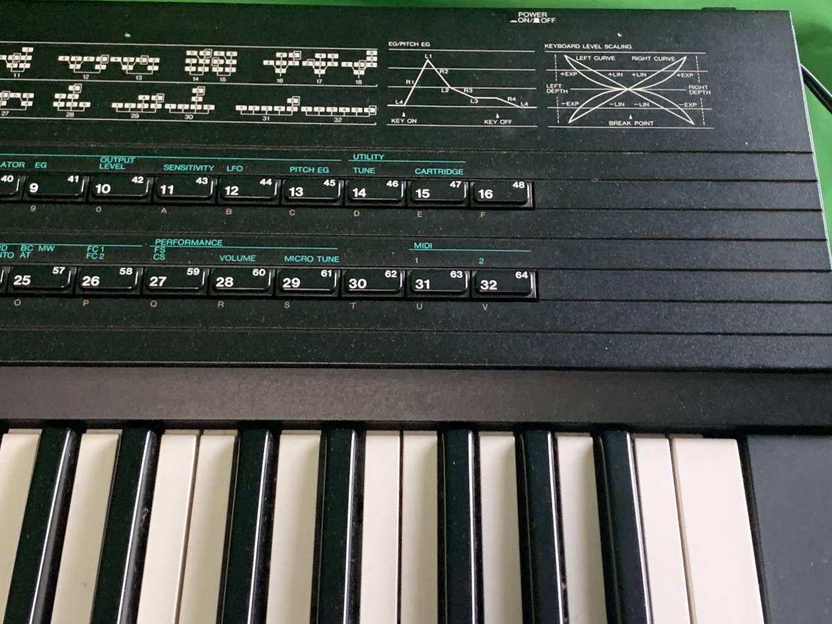 います ヤフオク! - YAMAHA DX7s FM音源シンセサイザー クレームや