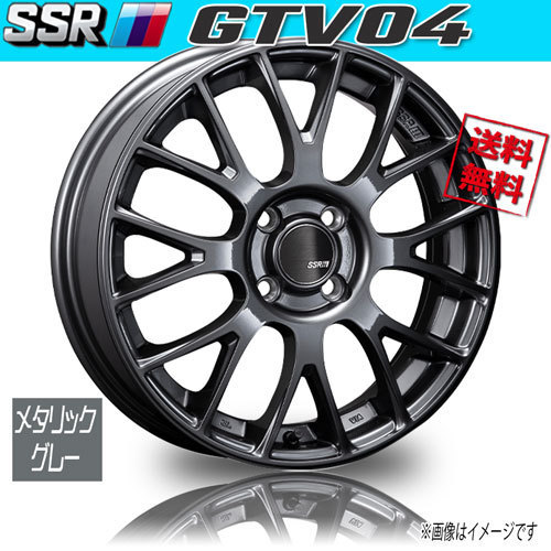 新品】 ホイール新品 4本セット SSR GTV04 17インチ 4H100 7J 42 業販4