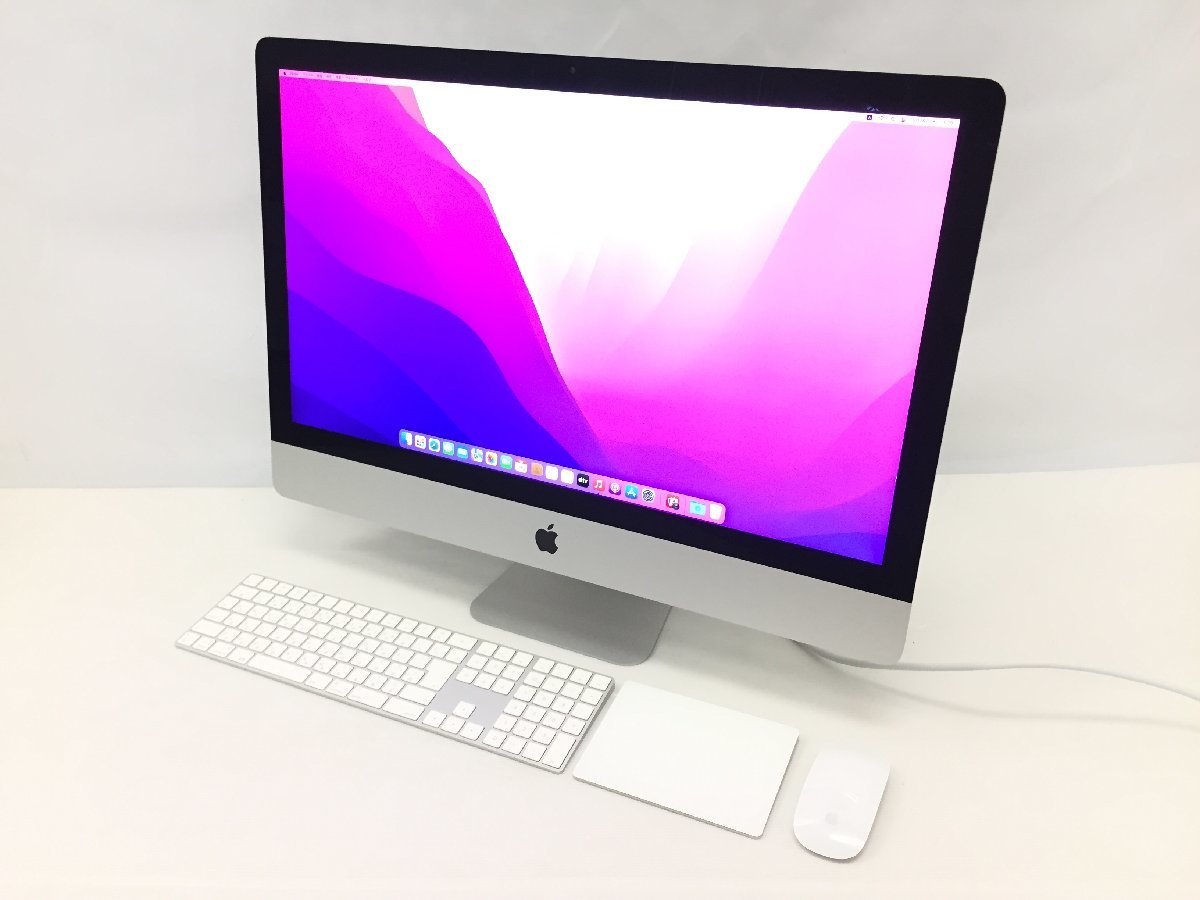 極美品☆Apple iMac (Retina 5K, 27-inch, 2019)デスクトップPC i9 3.6