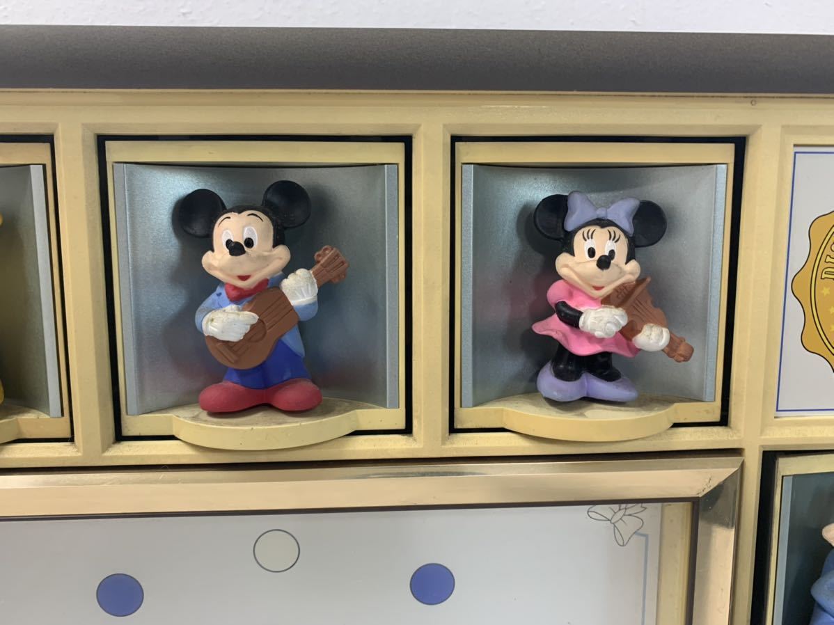 ディズニー 壁掛け からくり時計 ジャンク品 ミッキーマウス Disney Time 壁掛け時計 ディズニータイム 