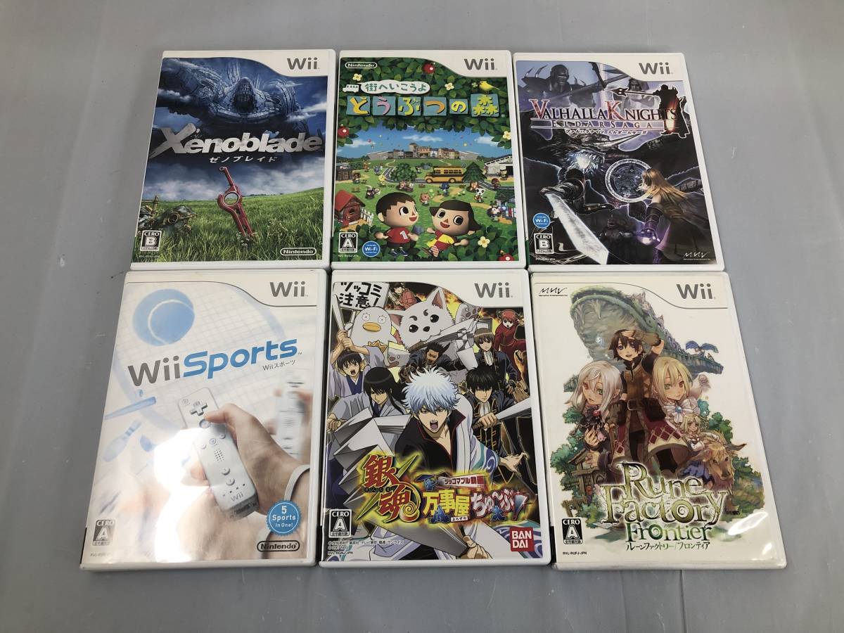 任天堂 Wii ソフト 6本セット まとめて販売 ゼノブレイド/どうぶつの森