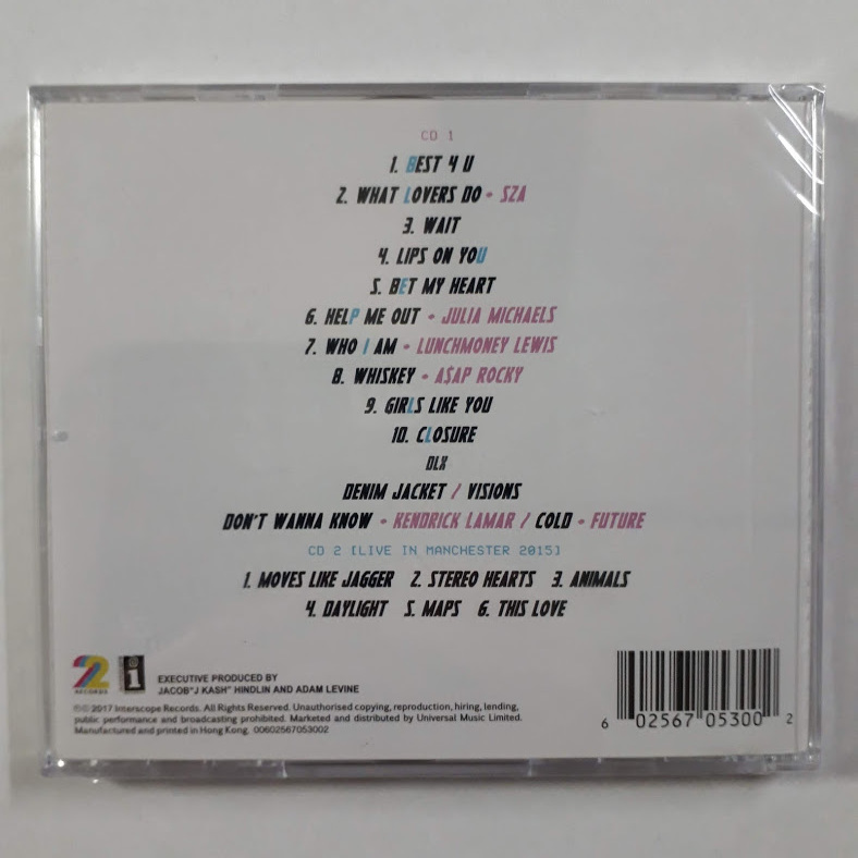 送料無料！　Maroon 5 Red Pill Blues DELUXE EDITION 2CD マルーン5 レッド・ピル・ブルース デラックス・エディション 2CD