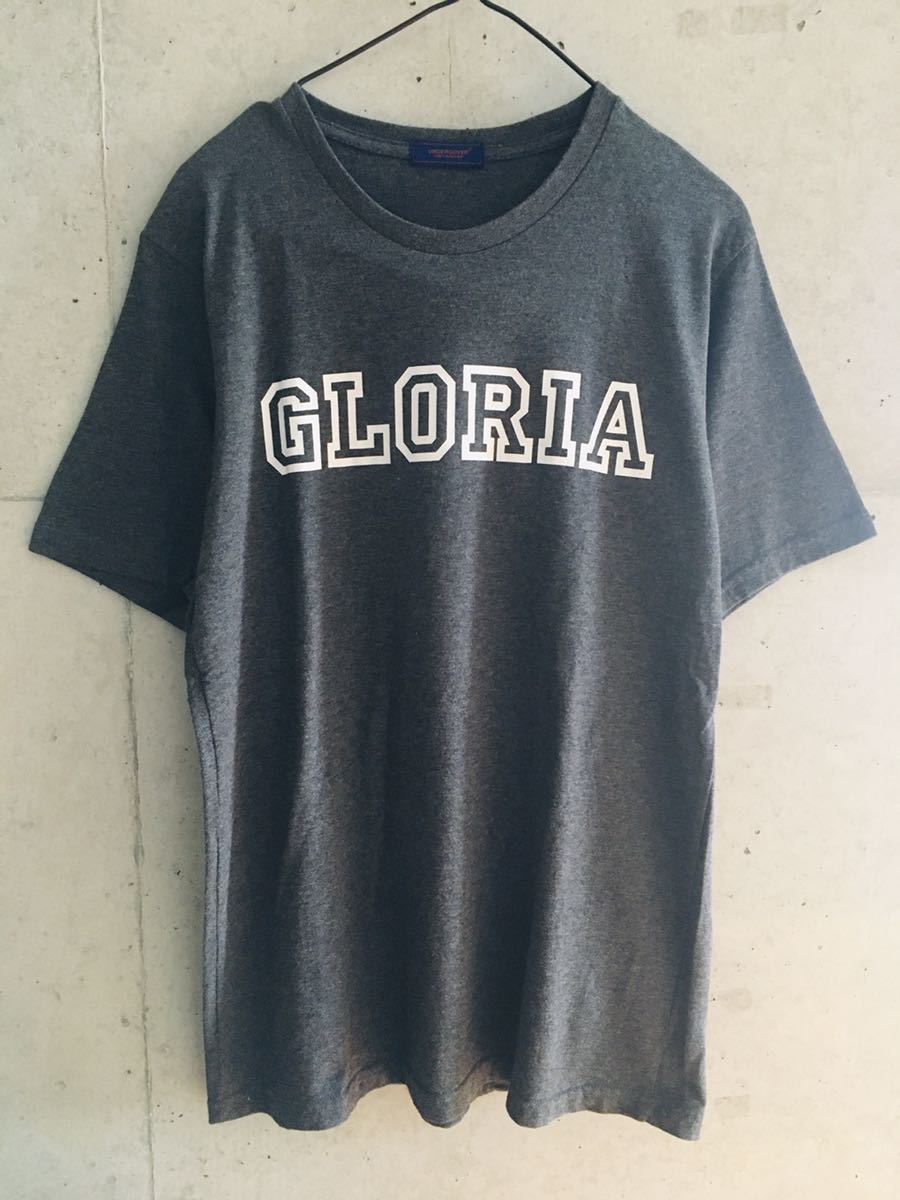 [* прекрасный товар * редкий * мужской M* бесплатная доставка!] undercover синий бирка Gloria Logo серый GLORIA футболка UNDER COVER высота ..jonio сделано в Японии 