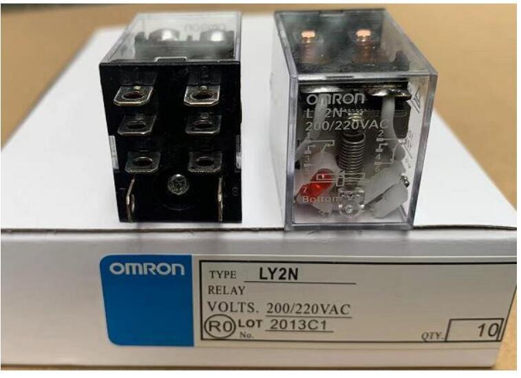 新品【東京発】100個入り ★ OMRON オムロン LY2N 200/220VAC ACパワーリレー 【６ヶ月保証】_画像1