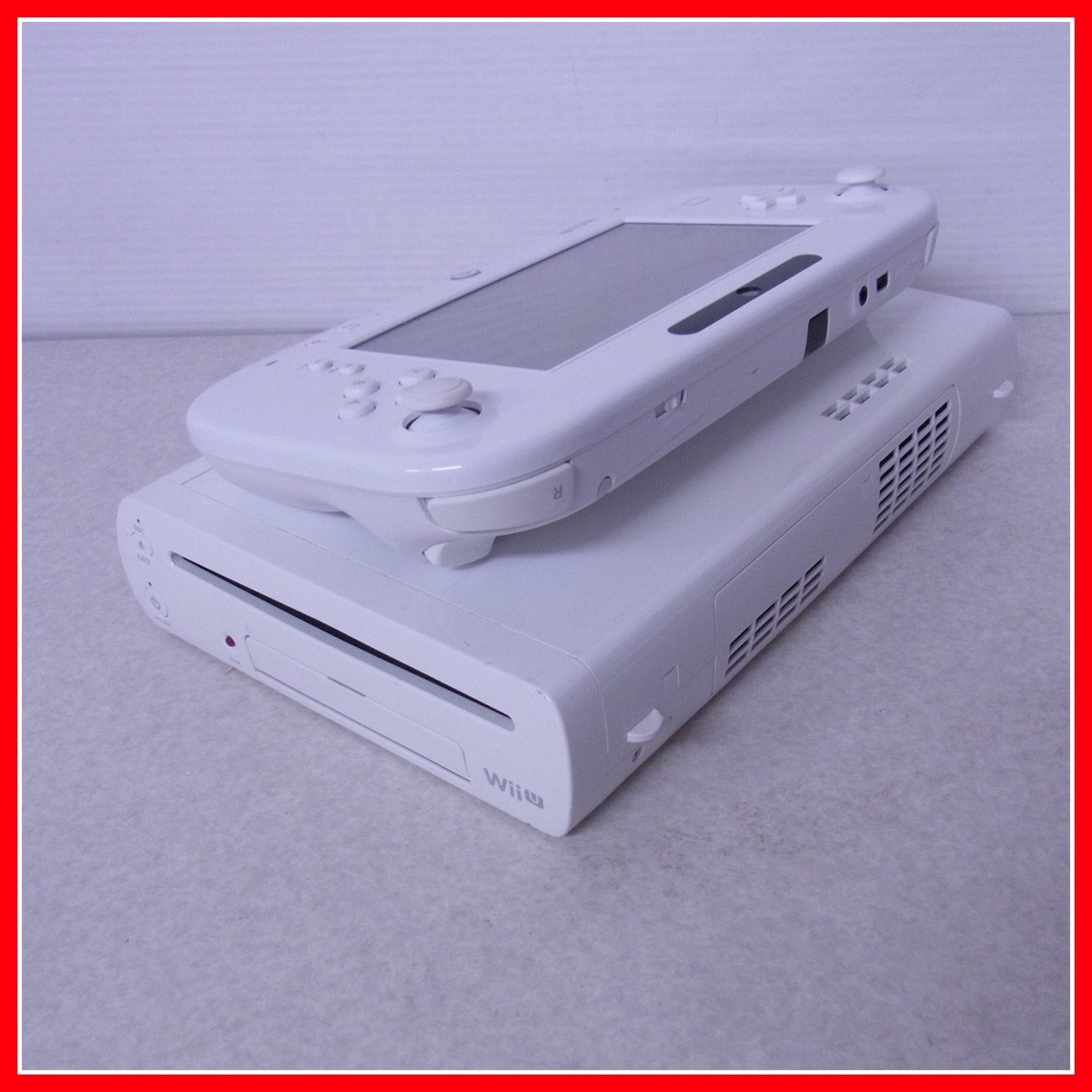 動作品 WiiU 8GB 本体 シロ Nintendo 任天堂【20_画像7