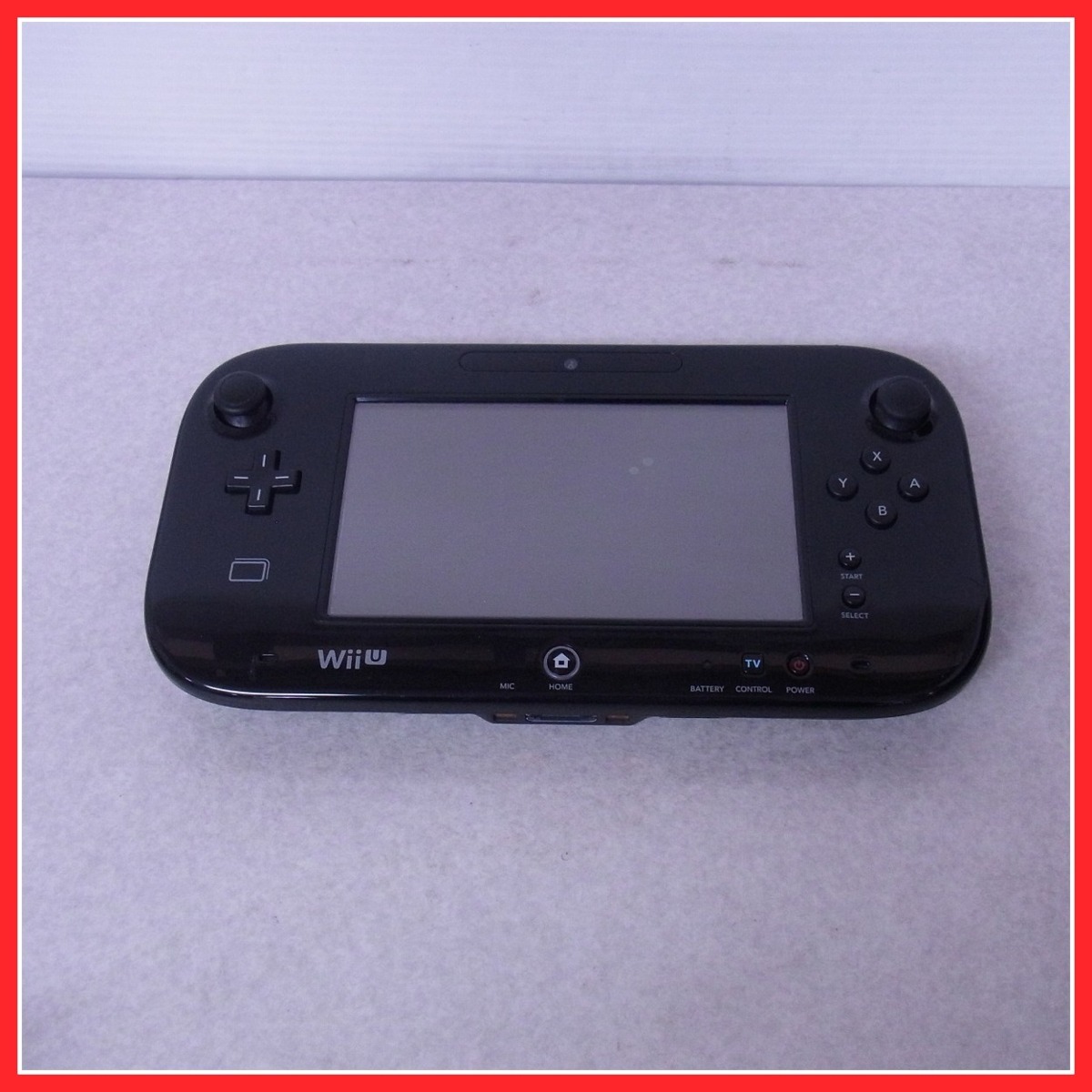 動作品 WiiU 32GB 本体 クロ Nintendo 任天堂【20_画像5