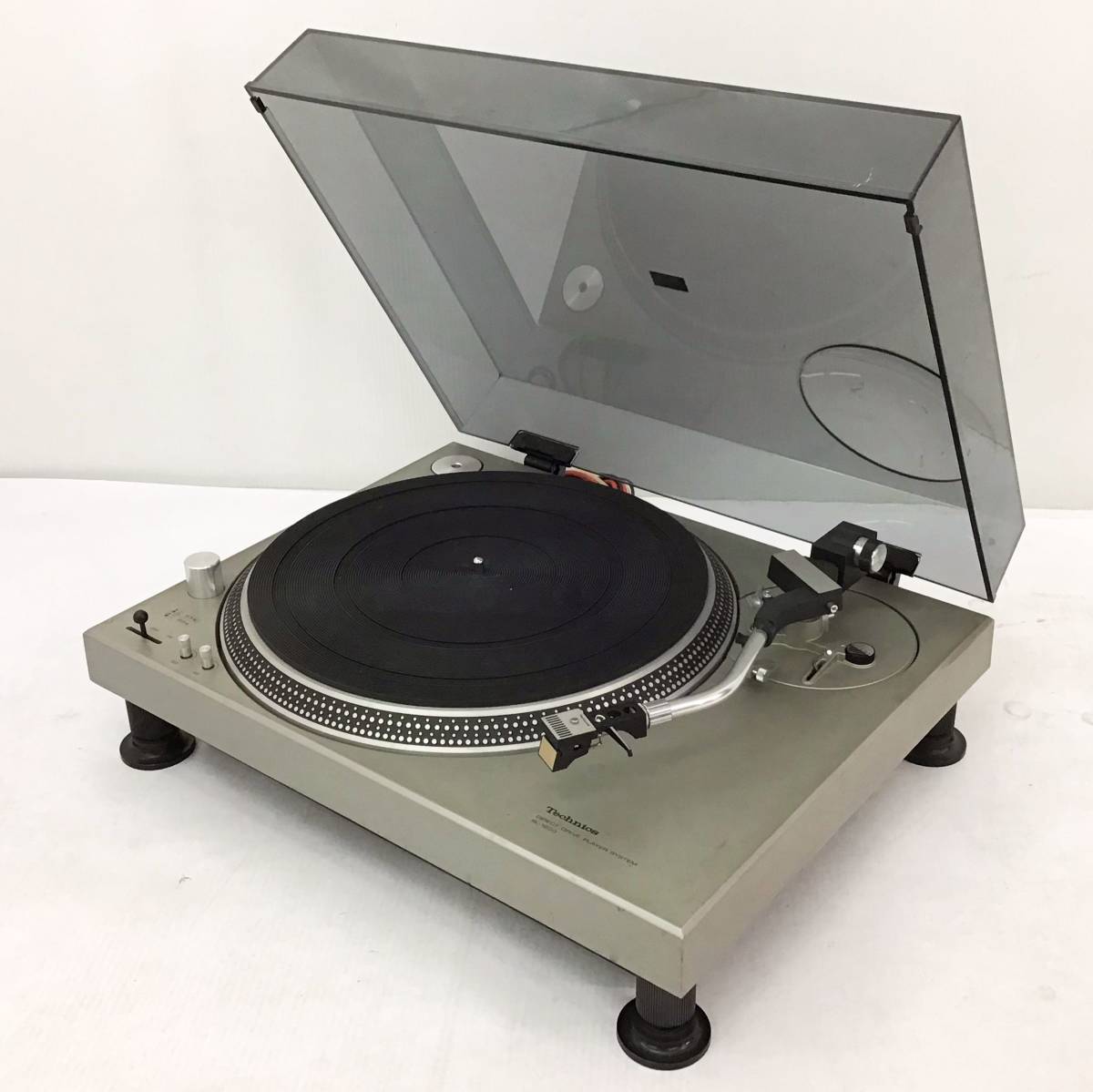 通電OK Technics ターンテーブル レコードプレイヤー SL-1200 音響 器材 オーディオ機器 テクニクス_画像2