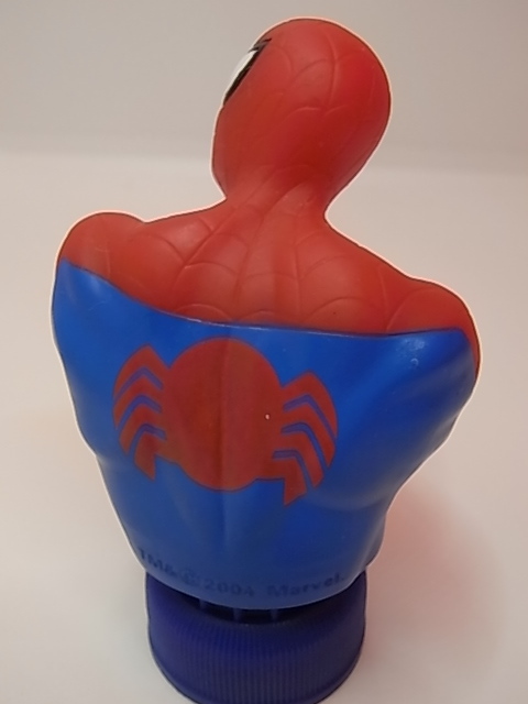 Marvel　スパイダーマン ダイカット BIG フィギュア付 ペット ボトル キャップ 2004　マーベル　送料￥200_画像3