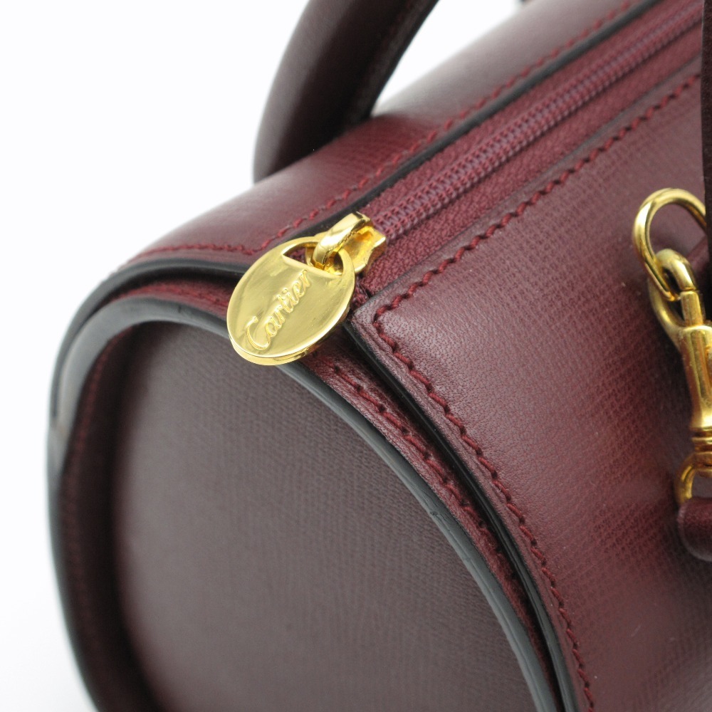 CARTIER カルティエ マスト 2WAY ミニボストン ハンドバッグ