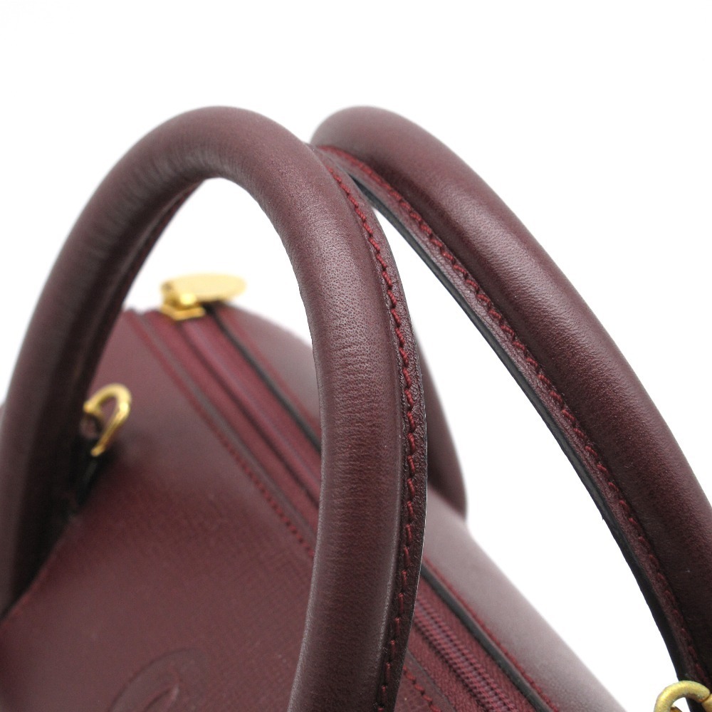 CARTIER カルティエ マスト 2WAY ミニボストン ハンドバッグ