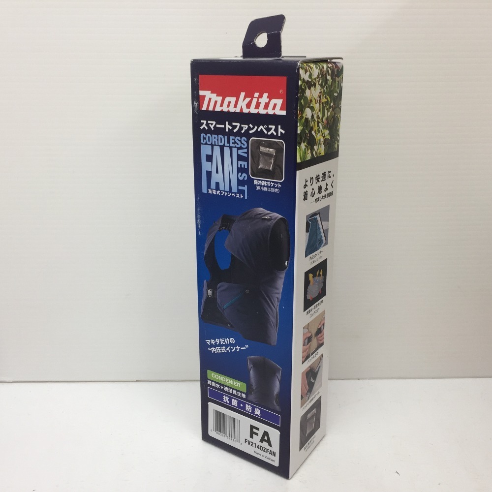 makita マキタ 充電式ファンベストFA紺・ファンユニットセットA・薄型バッテリセット FV214DZFAN,A-72132,A-72126  未着用品