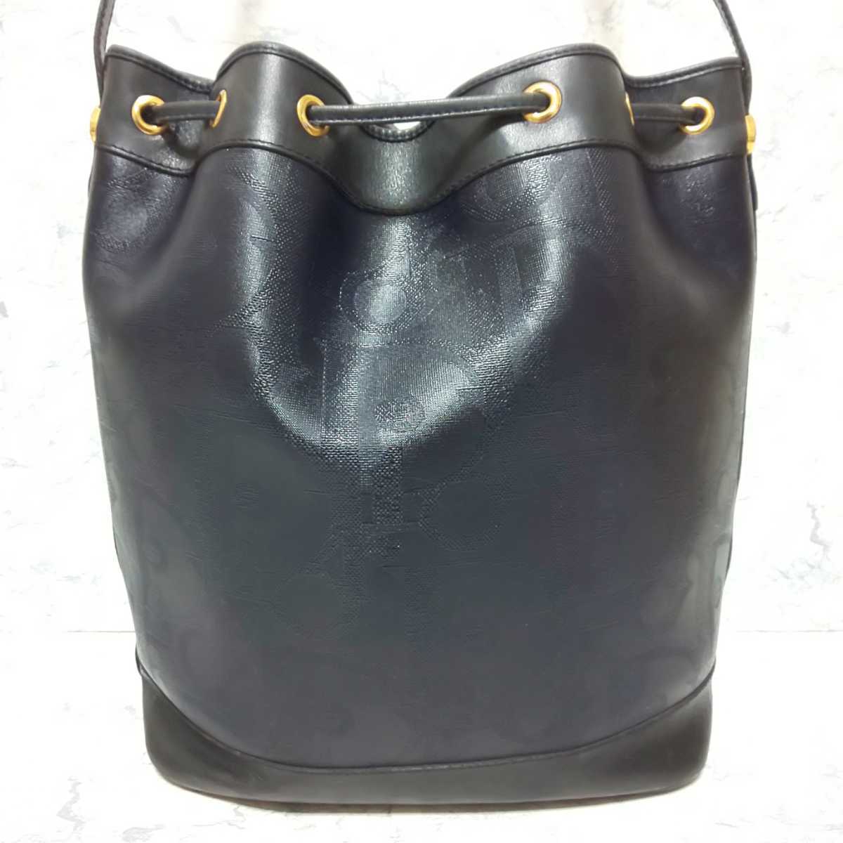品質保証お得 希少 Christian Dior トロッター ダークネイビー