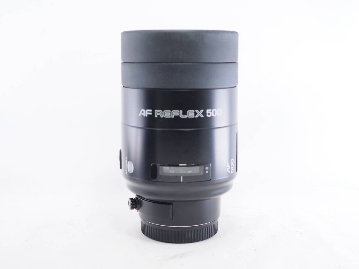 * selling out *MINOLTA Minolta AF REFLEX 500mm F8 A mount AF reflex lens case attaching operation goods UE14E#11383