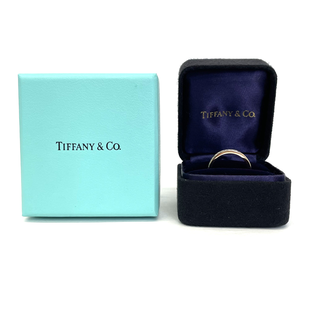 【中古】ティファニー　TIFFANY&Co.　エタニティ　リング　K18　イエローゴールド　フルダイヤ　7.5号_画像8