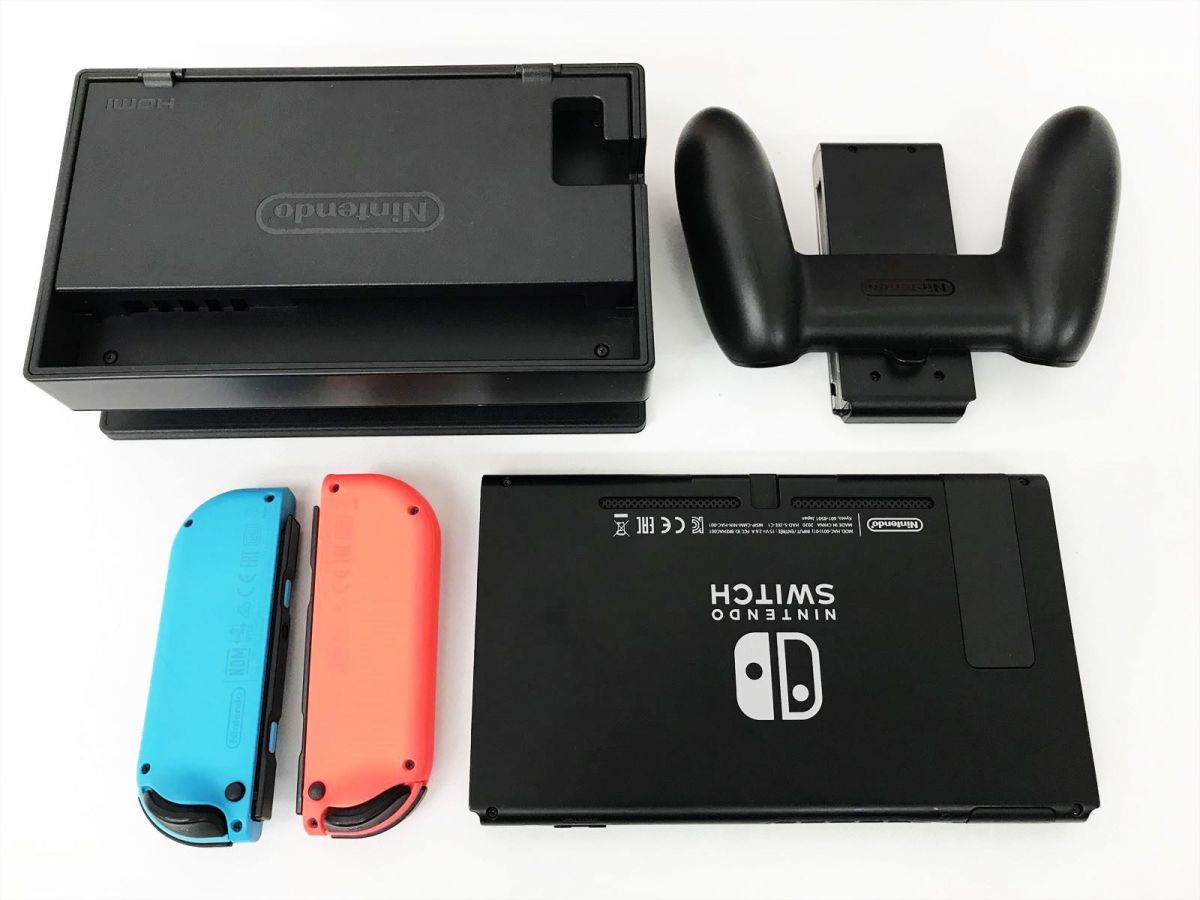 1円】任天堂 新モデル Nintendo Switch 本体 セット ネオンブルー