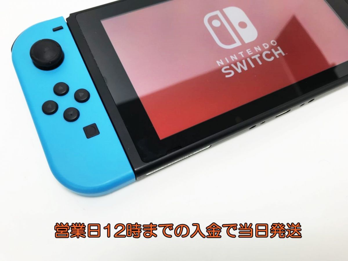 【1円】Nintendo Switch Joy-Con(L) ネオンブルー/(R) ネオンレッド ゲーム機本体 初期化動作確認済み 1A1000-483e/F4_画像4