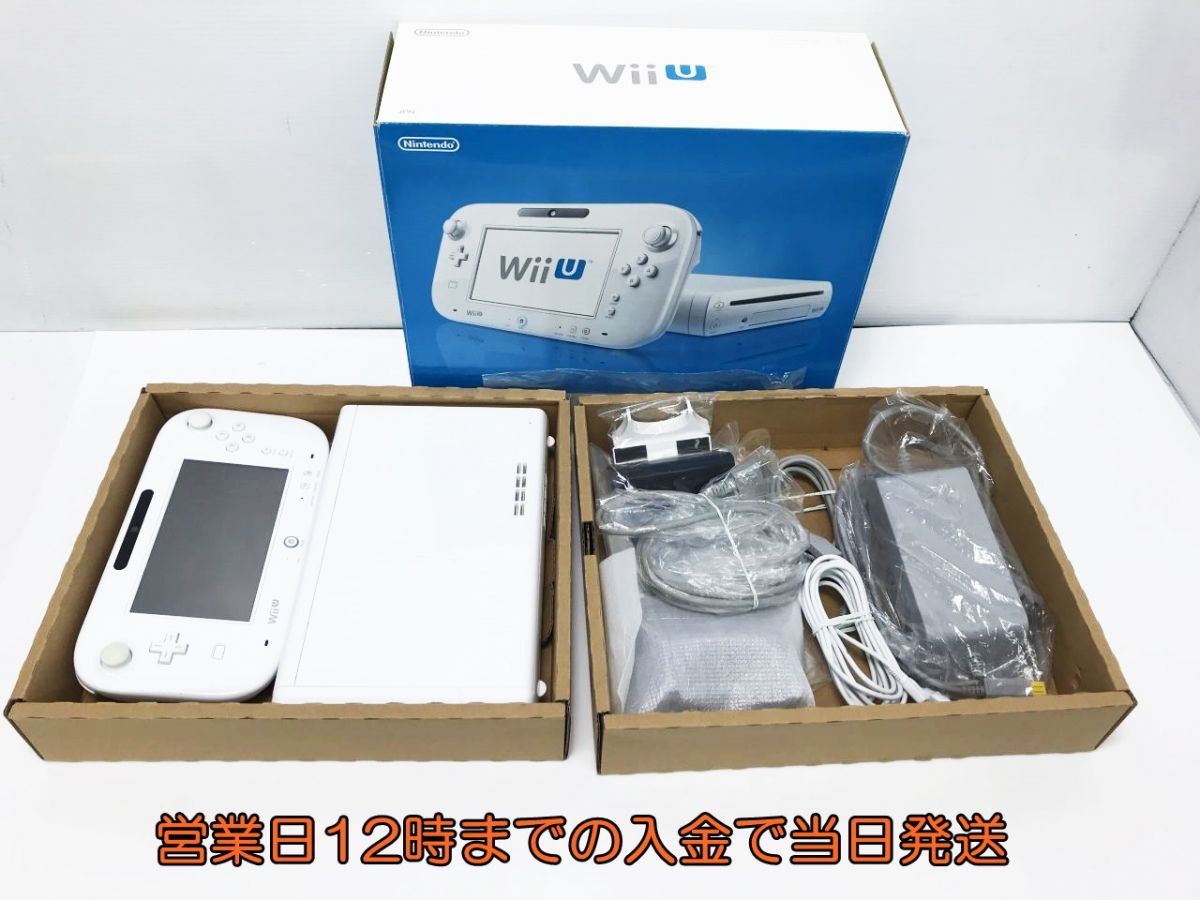 【1円】Wii U プレミアムセット shiro ゲーム機本体 初期化動作確認済み 1A9000-465e/F4_画像1