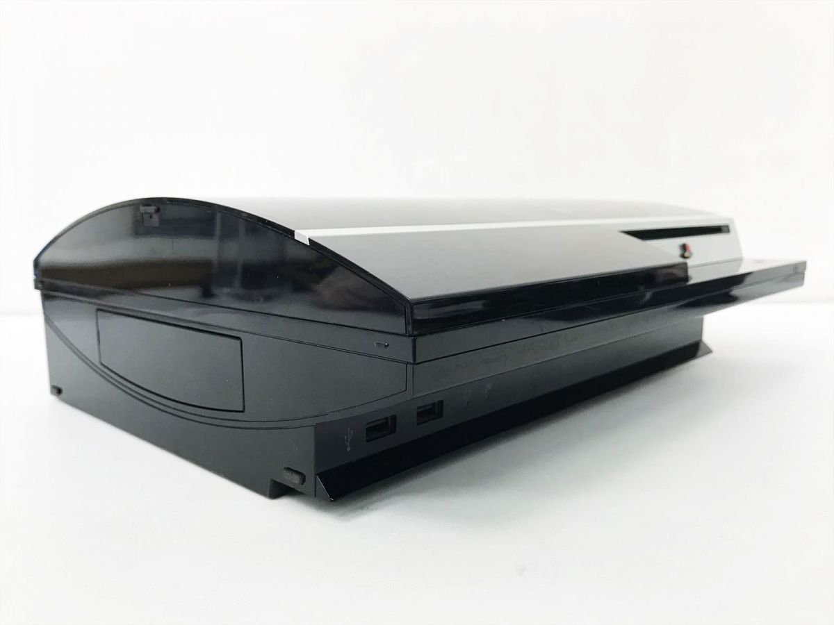 【1円】PS3 本体 セット 80GB ブラック SONY PlayStation3 CECHL00 動作確認済 コントローラー DC07-320jy/F4_画像3