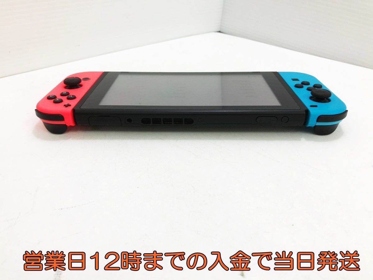 【1円】新型 Nintendo Switch 本体 (スイッチ) Joy-Con(L) ネオンブルー/(R) ネオンレッド 初期化・動作確認済み 1A0421-089yy/F4_画像3