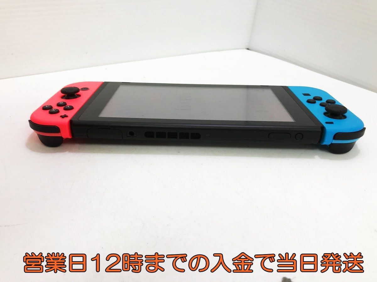 【1円】新型 Nintendo Switch 本体 (スイッチ) Joy-Con(L) ネオンブルー/(R) ネオンレッド 初期化・動作確認済み 1A0702-1466yy/F4_画像3