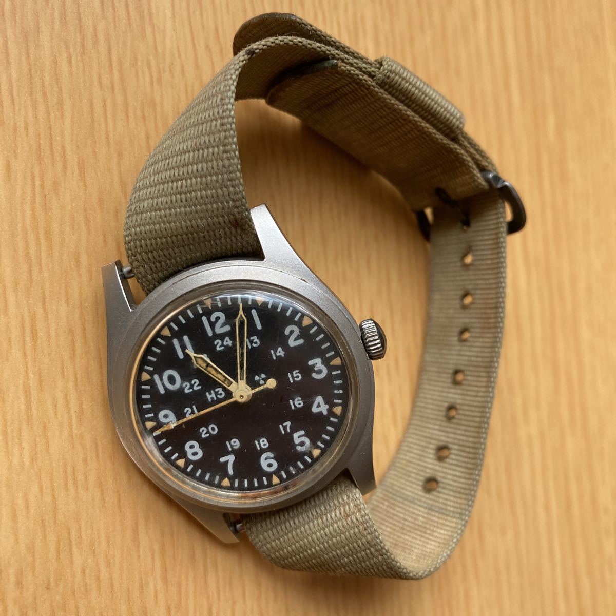 HAMILTON ハミルトン アメリカ軍用時計 MIL-W-46374B 米軍官給品H3表記