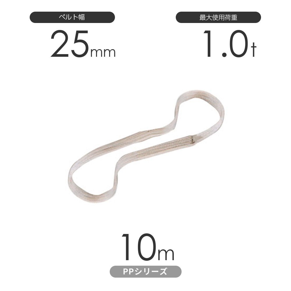 ブランドのギフト 化学薬品用ベルトスリング 丸善織物 使用荷重:1.0t エンドレス形(N型)幅25mm×10m PPシリーズ 工事用材料 ブランドのギフト 化学薬品用ベルトスリング 丸善織物 使用荷重:1.0t エンドレス形(N型)幅25mm×10m PPシリーズ 工事用材料