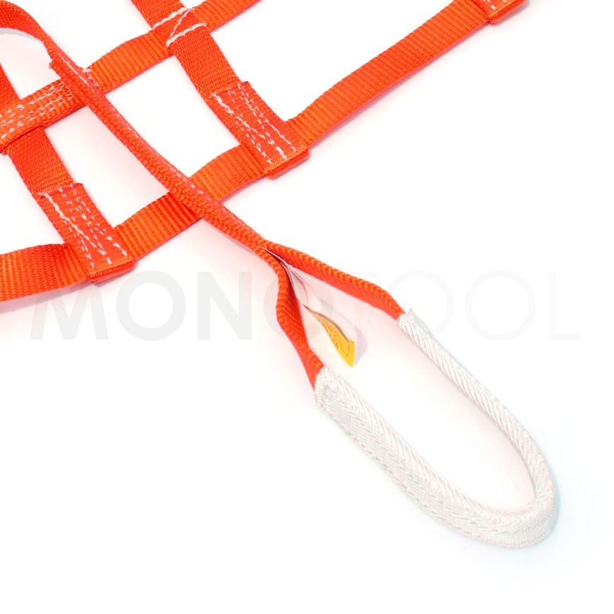 モッコ型ベルトスリング（4本吊りタイプ）200cm×200cm 使用荷重1.0t スリングベルトモッコ_画像2