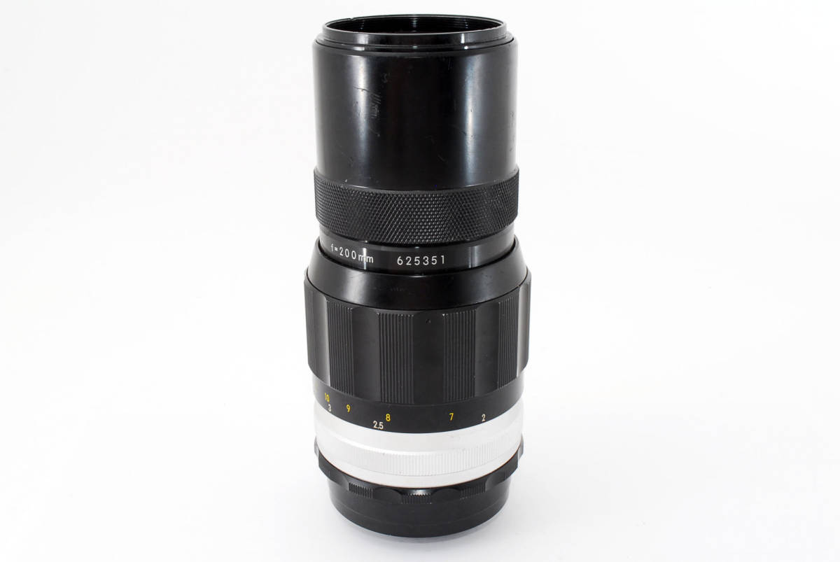 ニコン Nikon Nikkor-Q・C Auto Non-Ai 200mm f/4 Non-AI Lens 一眼レフカメラ用レンズ No.1532_画像9