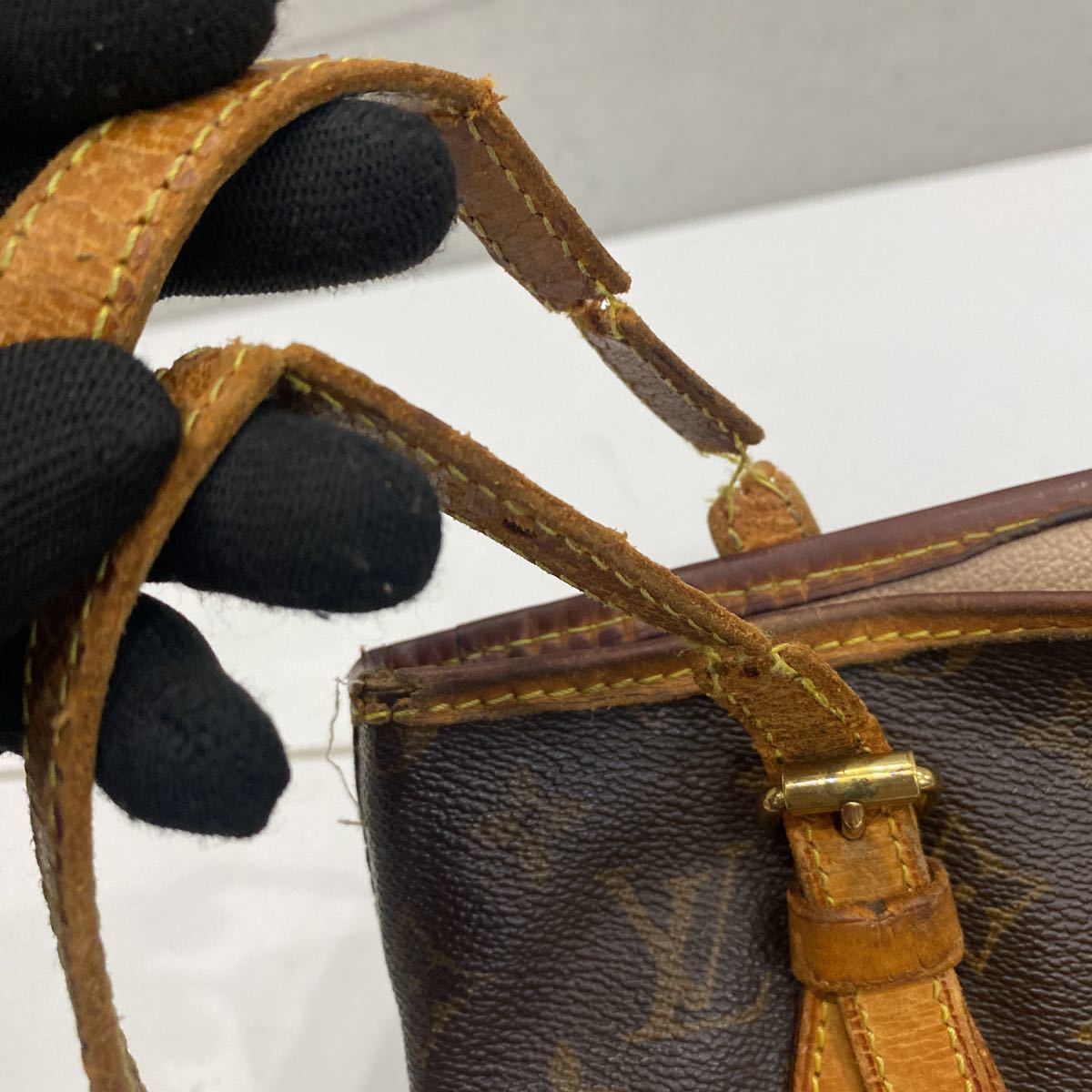 ★LOUIS VUITTON ルイヴィトン　モノグラム　バケツ　バケット　ハンドバッグ　ブランドバッグ FL1025 中古　ジャンク　0513TM_画像5