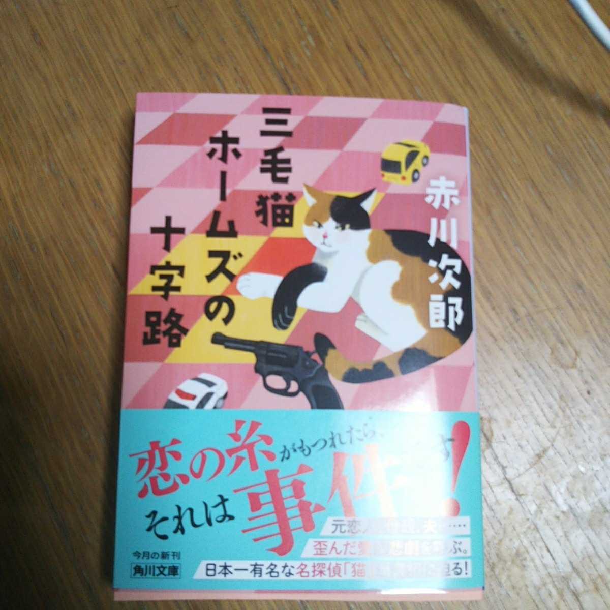  б/у библиотека книга@ Akagawa Jiro три шерсть кошка Home z. 10 знак .