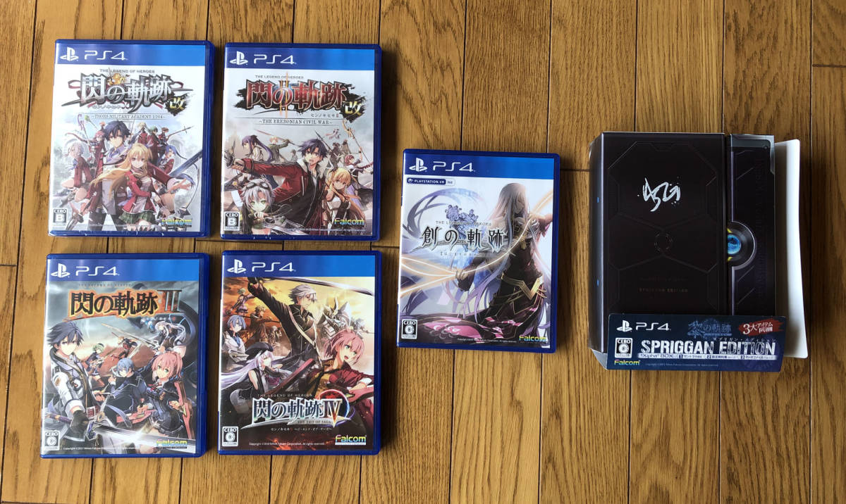 PS4版 英雄伝説 閃の軌跡１～４、創の軌跡、黎の軌跡 SPRIGGAN Edition