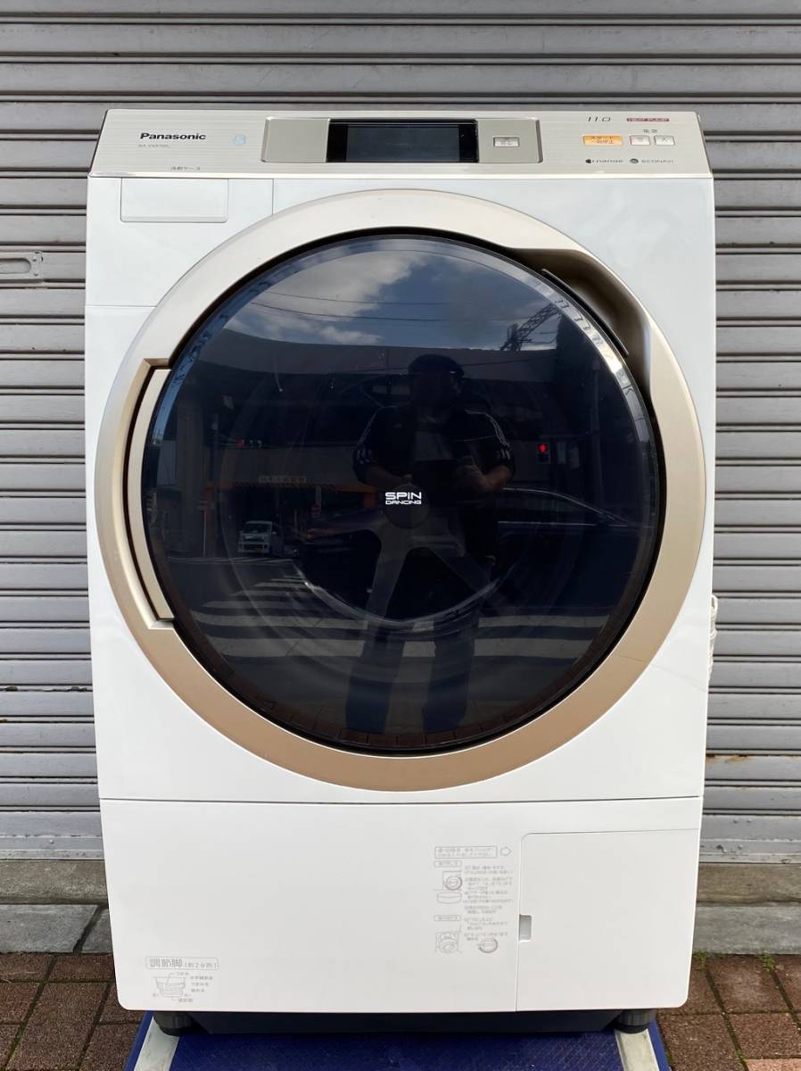 n 5262）Panasonic パナソニック ドラム式洗濯機 洗濯11kg 乾燥6kg 左