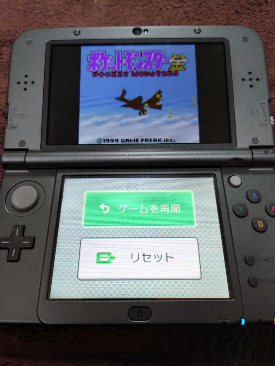 Newニンテンドー3DS LL 本体 充電器 MicroSD タッチペン メタリック