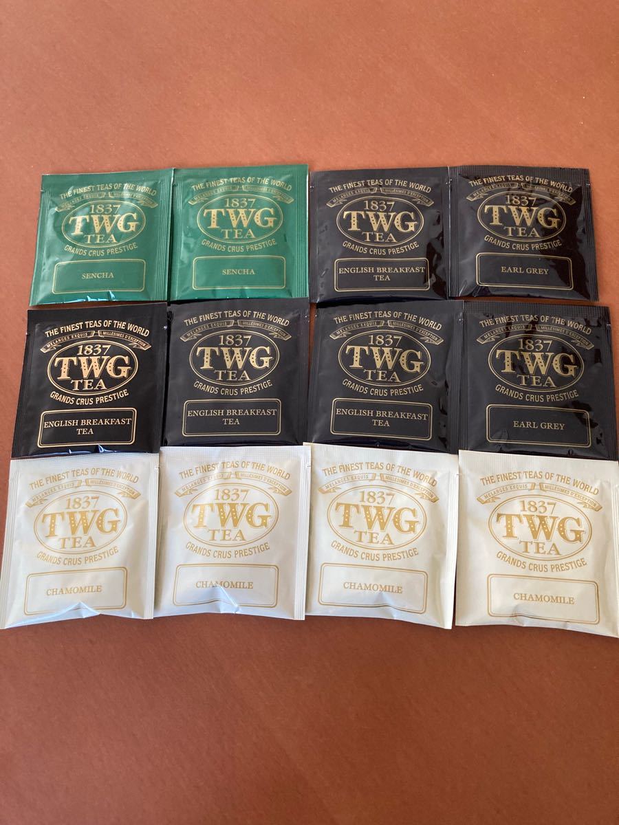 TWG 紅茶　ティーバッグ　12袋　