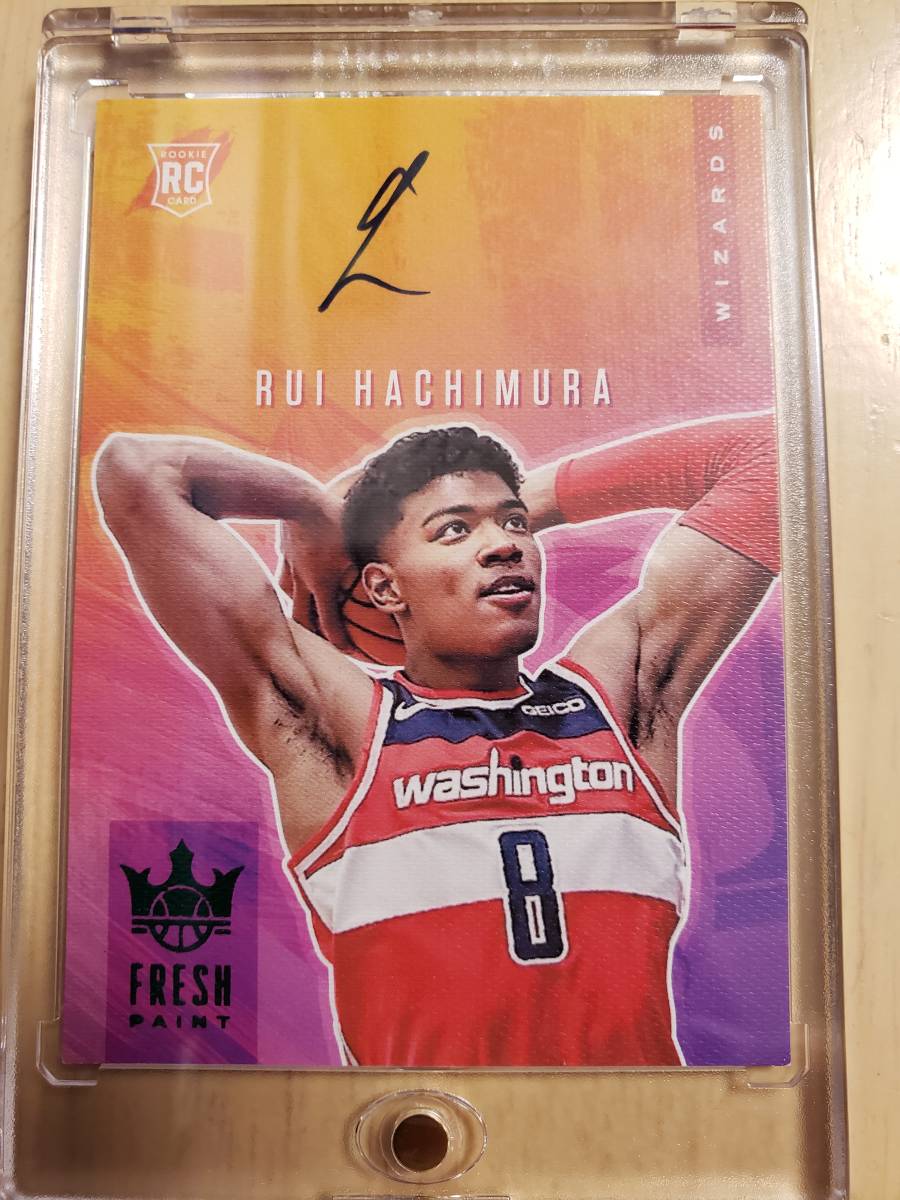 25枚限定 サイン (#01/25) 2019 -20 Panini Court Kings RUI HACHIMURA Auto RC / 八村塁 Autograph