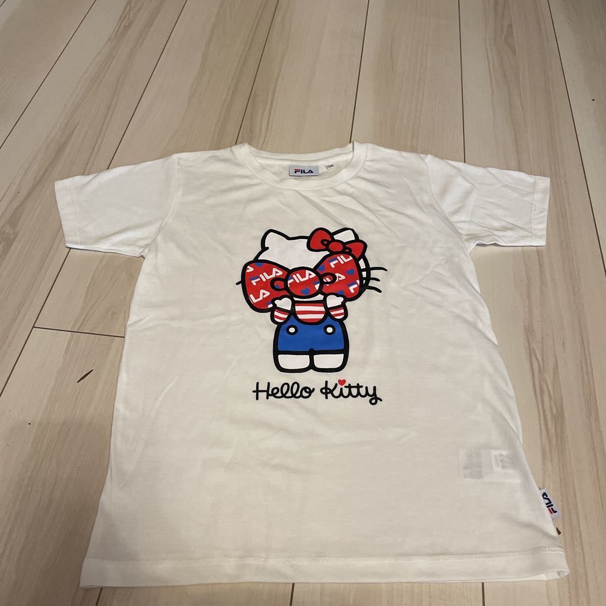 新品☆フィラ ☆150☆半袖Tシャツ☆キティー☆サンリオ☆Tシャツ ☆白_画像1