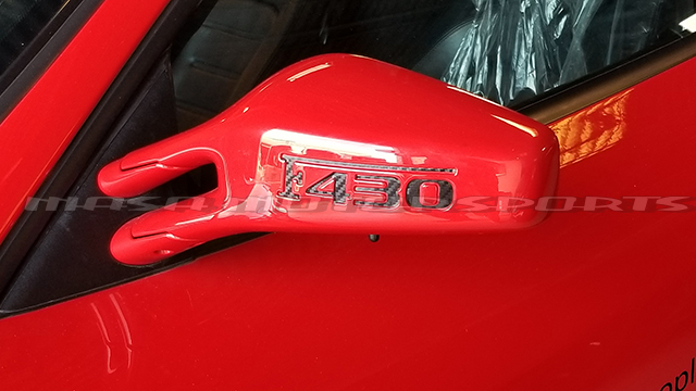 Yahoo!オークション - フェラーリF430 ドアミラー凹みカスタムカーボン