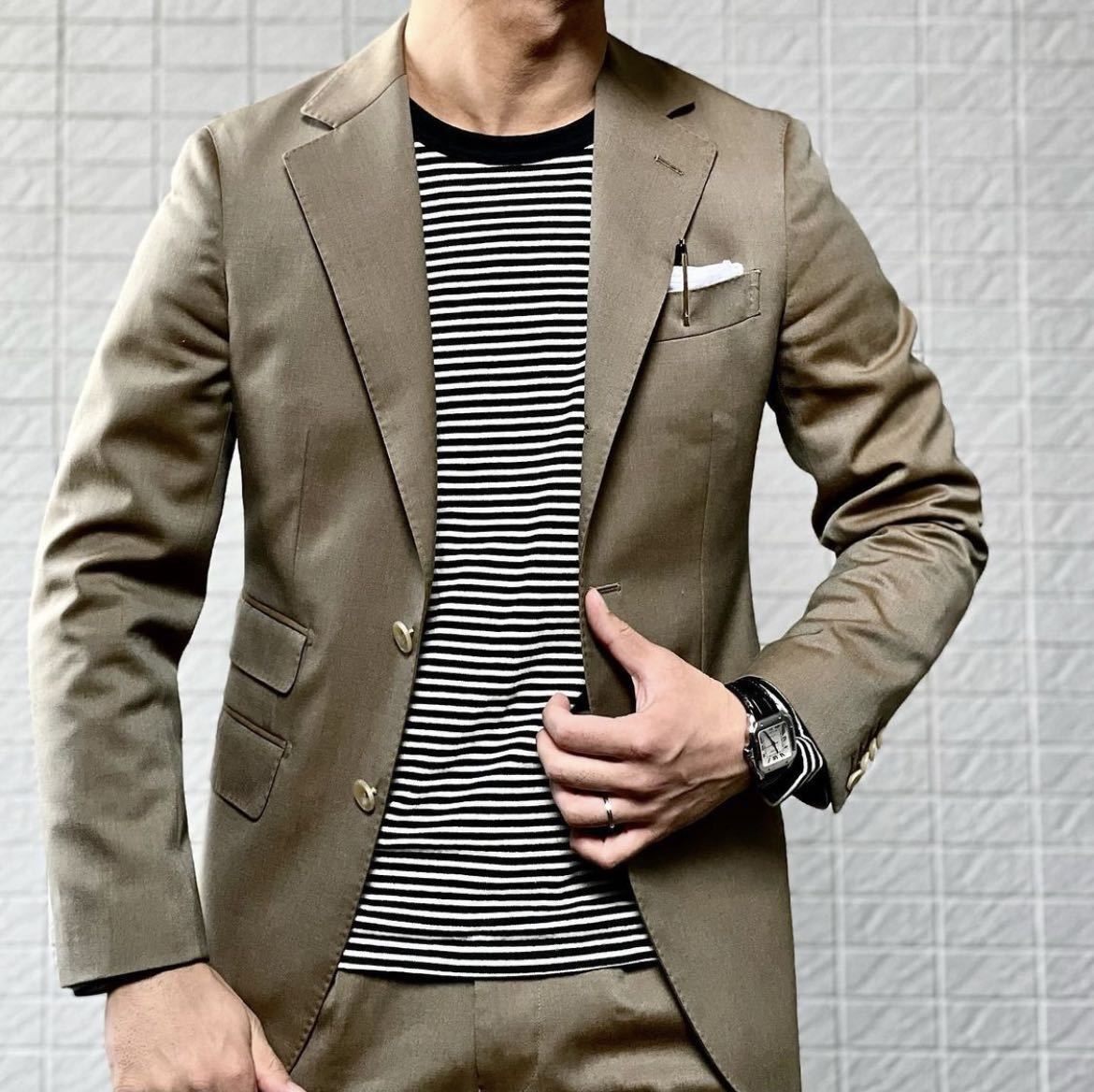 【MORLES】定価約60%OFF ソラーロ スーツジャケット S モアレス　洋服の青山×BEAMS DESIGN スーツカンパニー