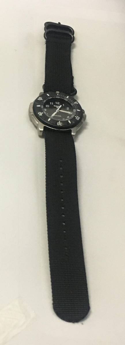 traser正規品◆クォーツ腕時計/アナログ/-/BLK/0024943　新品電池交換済み　動作確認済み_画像2