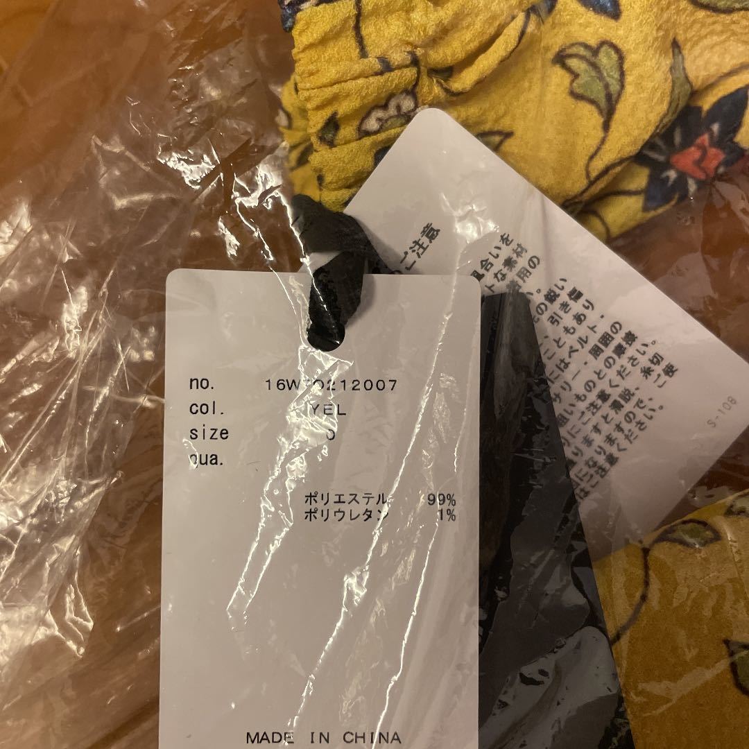 花柄 柄ワンピース ワンピ styling/ kei shirahata 新品 未使用 サイズ