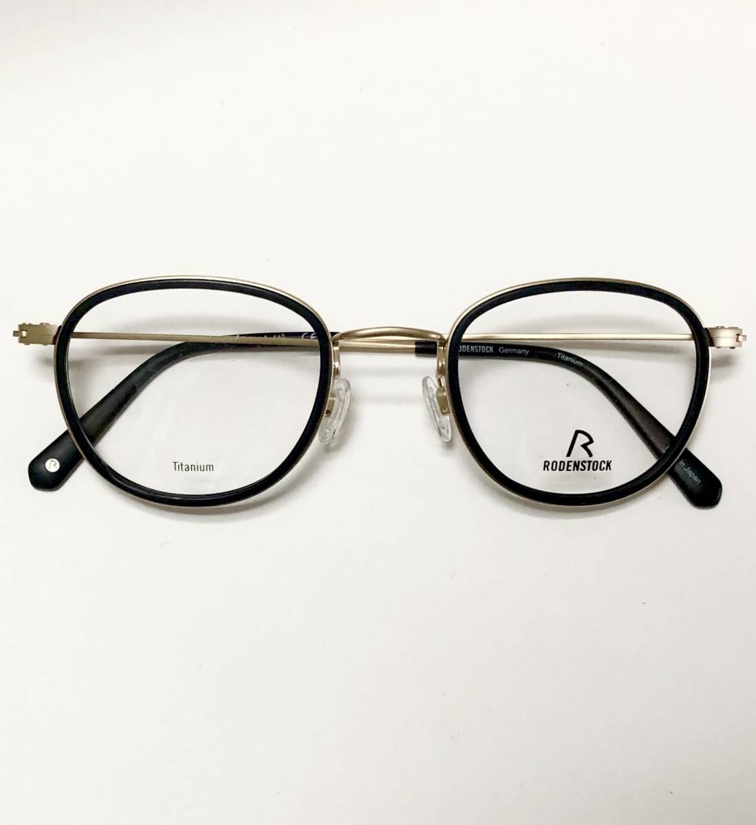 処分価格 定価33,000円 チタン素材 ローデンストック 日本製メガネ 黒